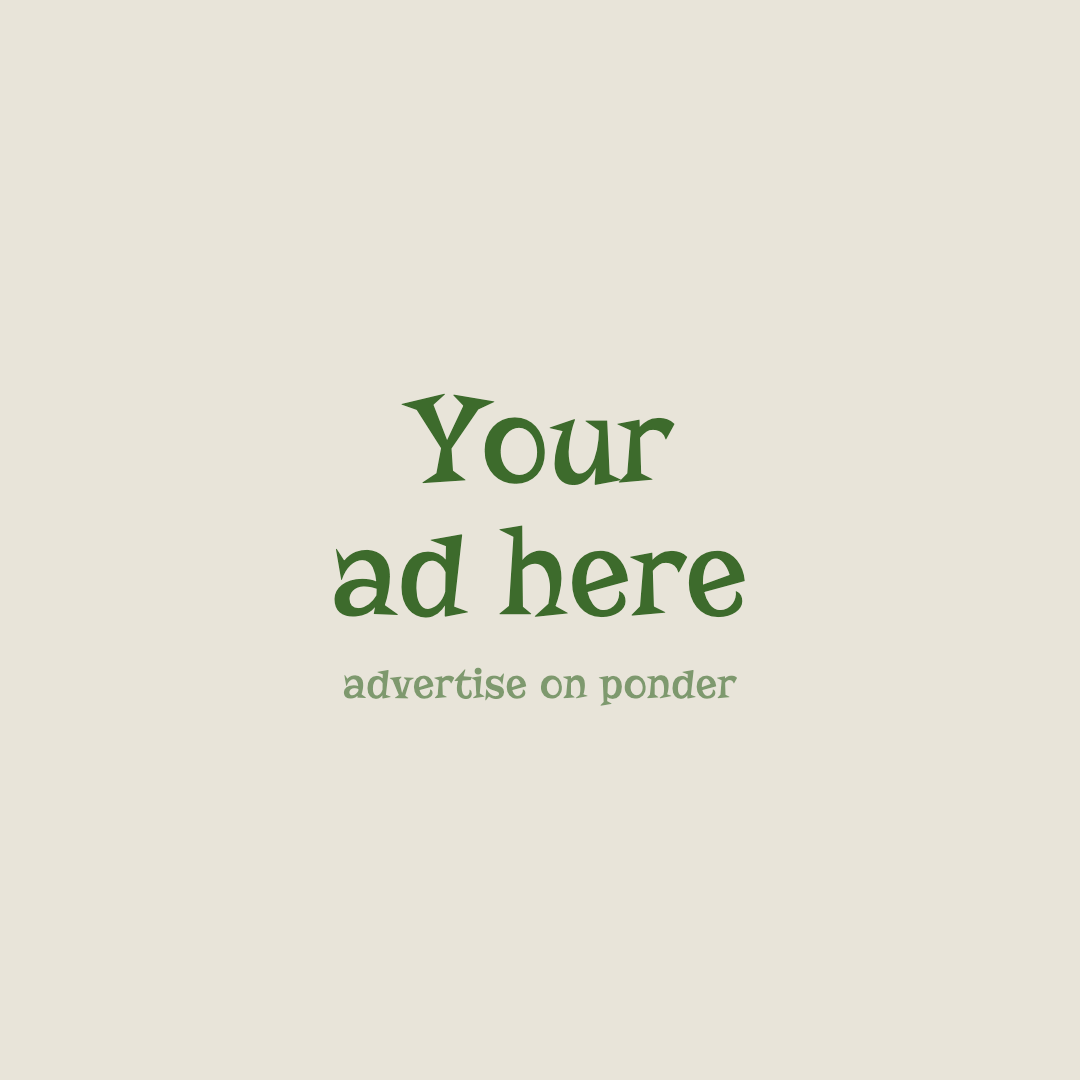 Advertise on ponder